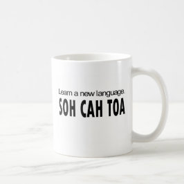 SOH CAH TOA _lernen eine neue Sprache Kaffeetasse