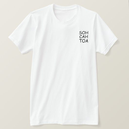 SOH CAH TOA T - SHIRT (Design vorne)