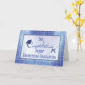 Sohn, Abschluss-Glückwünsche ausführend, Karte (Gelbe Blume)