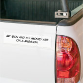 Sohn auf einer Dienstreise Autoaufkleber (Auf Lkw)