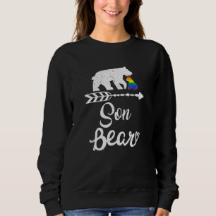 Sohn Bär Lgbt Lgbtq Regenbogen Stolz Schwul Lesbis Sweatshirt