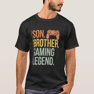 Sohn Bruder Gaming-Legende Retro-Gamer Jungen Kind T-Shirt