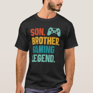 Sohn Bruder Gaming-Legende Retro-Gamer Jungen Kind T-Shirt