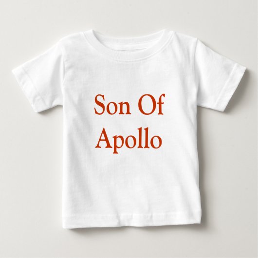 Sohn der Apollo-Baby-Spitze Baby T-shirt (Vorderseite)