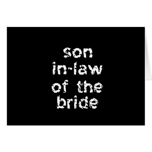 Sohn der Braut (Vorderseite (Horizontal))