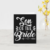 Sohn der Braut Hochzeitsfeier Bridal Showe Karte (Gelbe Blume)