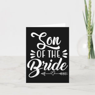 Sohn der Braut Hochzeitsfeier Bridal Showe Karte