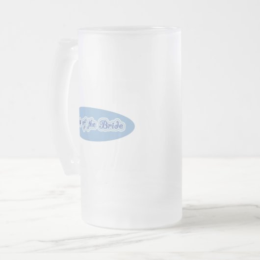 Sohn der Braut Mattglas Bierglas (Vorderseite Links)