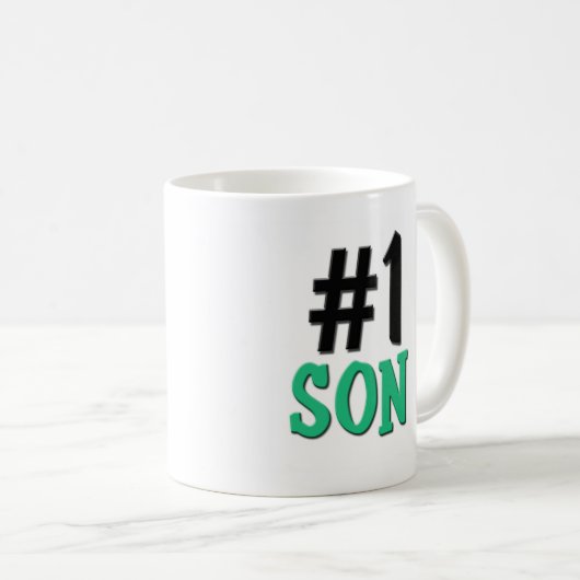 Sohn der Nr.-1 Kaffeetasse (VorderseiteRechts)