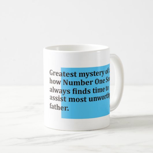 Sohn der Nr.-eine Kaffeetasse (VorderseiteRechts)
