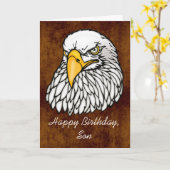 Sohn der Truppen Geburtstag Karte (Gelbe Blume)