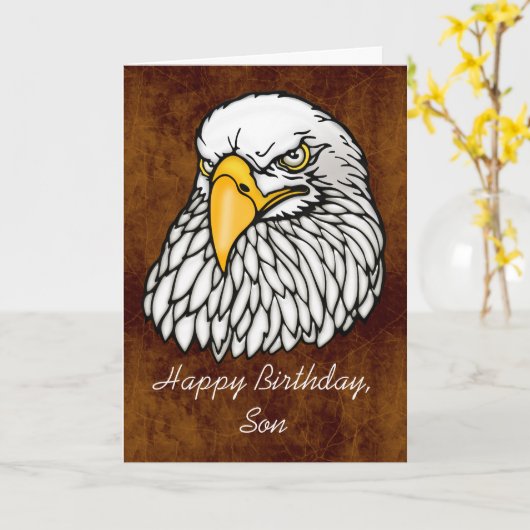 Sohn der Truppen Geburtstag Karte (Gelbe Blume)