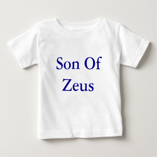 Sohn der Zeus-Baby-Spitze Baby T-shirt (Vorderseite)