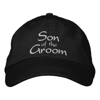 Sohn des bestickten Grooms Bestickte Kappe
