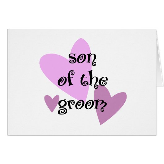Sohn des Bräutigams (Vorderseite (Horizontal))