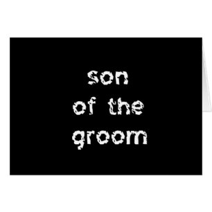 Sohn des Bräutigams