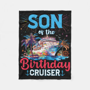 Sohn des Geburtstags Cruiser Funny Cruise Geburtst Fleecedecke