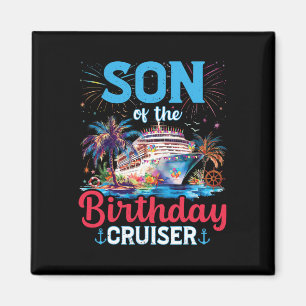 Sohn des Geburtstags Cruiser Funny Cruise Geburtst Magnet
