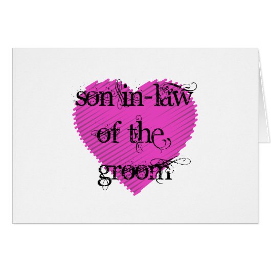 Sohn des Grooms (Vorderseite (Horizontal))