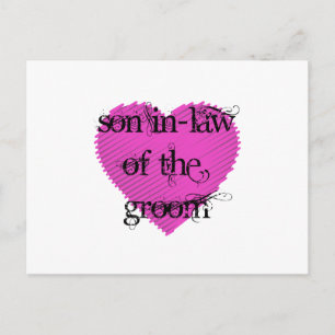 Sohn des Grooms Postkarte