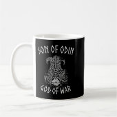 Sohn des Odin Gottes des Krieges Kaffeetasse (Links)