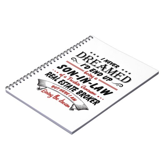 Sohn des Phantastischen Maklers des Anwesens Notizblock (Linke Seite)