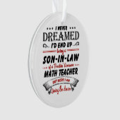 Sohn des Phantastischen Mathelehrers Ornament (Vorderseite)