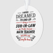 Sohn des Phantastischen Mathelehrers Ornament (Vorderseite)
