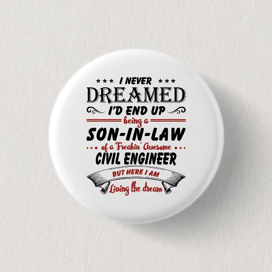 Sohn des Phantastischen Zivilen Ingenieurs Button (Vorderseite)