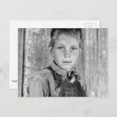 Sohn des Sharecroppers - 1937 Postkarte (Vorne/Hinten)