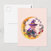Sohn einer Hexe - Monddesign Postkarte (Vorne/Hinten)