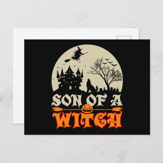 Sohn einer Hexe Postkarte (Vorne/Hinten)