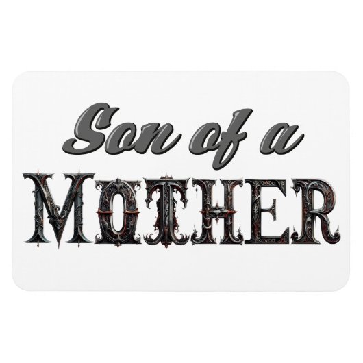 Sohn einer Mutter Flex Magnet (Horizontal)