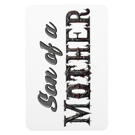 Sohn einer Mutter Flex Magnet (Vertikal)