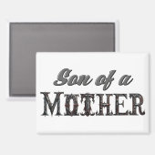 Sohn einer Mutter Magnet (Vorderseite/Rückseite)