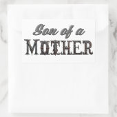 Sohn einer Mutter Rechteckiger Aufkleber (Tasche)