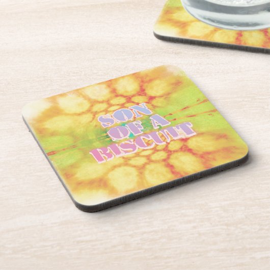 Sohn eines Biscuits, Granny Swears Series Getränkeuntersetzer (Linke Seite)