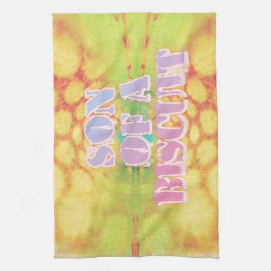 Sohn eines Biscuits, Granny Swears Series Küchentuch (Vertikal)