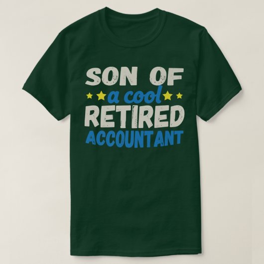 Sohn eines Coolen Buchhalters T-Shirt (Design vorne)