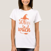 Sohn eines Hexenwitschers Halloween T-Shirt (Vorderseite)