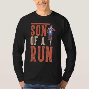 Sohn eines Laufs Humorvolles und Motivierendes Lau T-Shirt