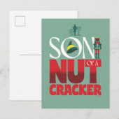 Sohn eines Nussknackers Grafik Feiertagspostkarte (Vorne/Hinten)