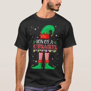 Sohn eines Nutcracker Elf Weihnachtsfest T-Shirt
