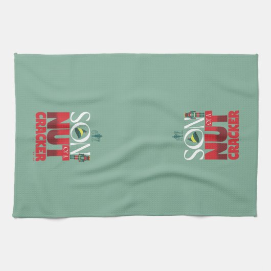 Sohn eines Nutcracker Graphic Geschirrtuch (Horizontal)