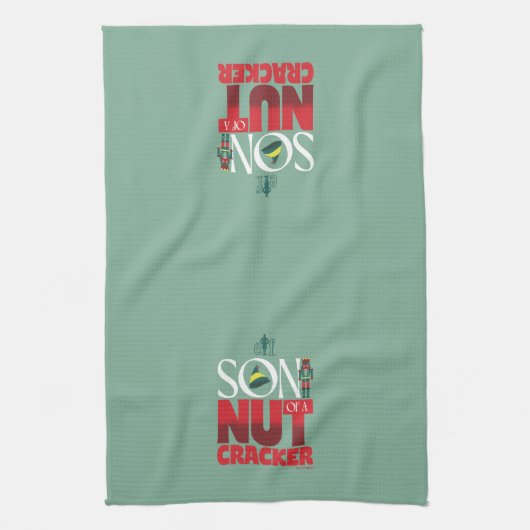 Sohn eines Nutcracker Graphic Geschirrtuch (Vertikal)