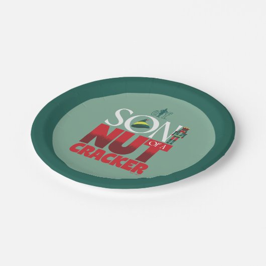 Sohn eines Nutcracker Graphic Pappteller (Schrägansicht)