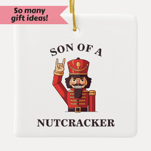 Sohn eines Nutcrackers Keramikornament
