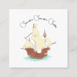 Sohn eines Sohnes eines Seefahrers Begleitkarte