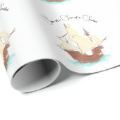 Sohn eines Sohnes eines Seefahrers Geschenkpapier (Rolleneckpunkt)
