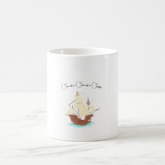 Sohn eines Sohnes eines Seefahrers Kaffeetasse (Mittel)